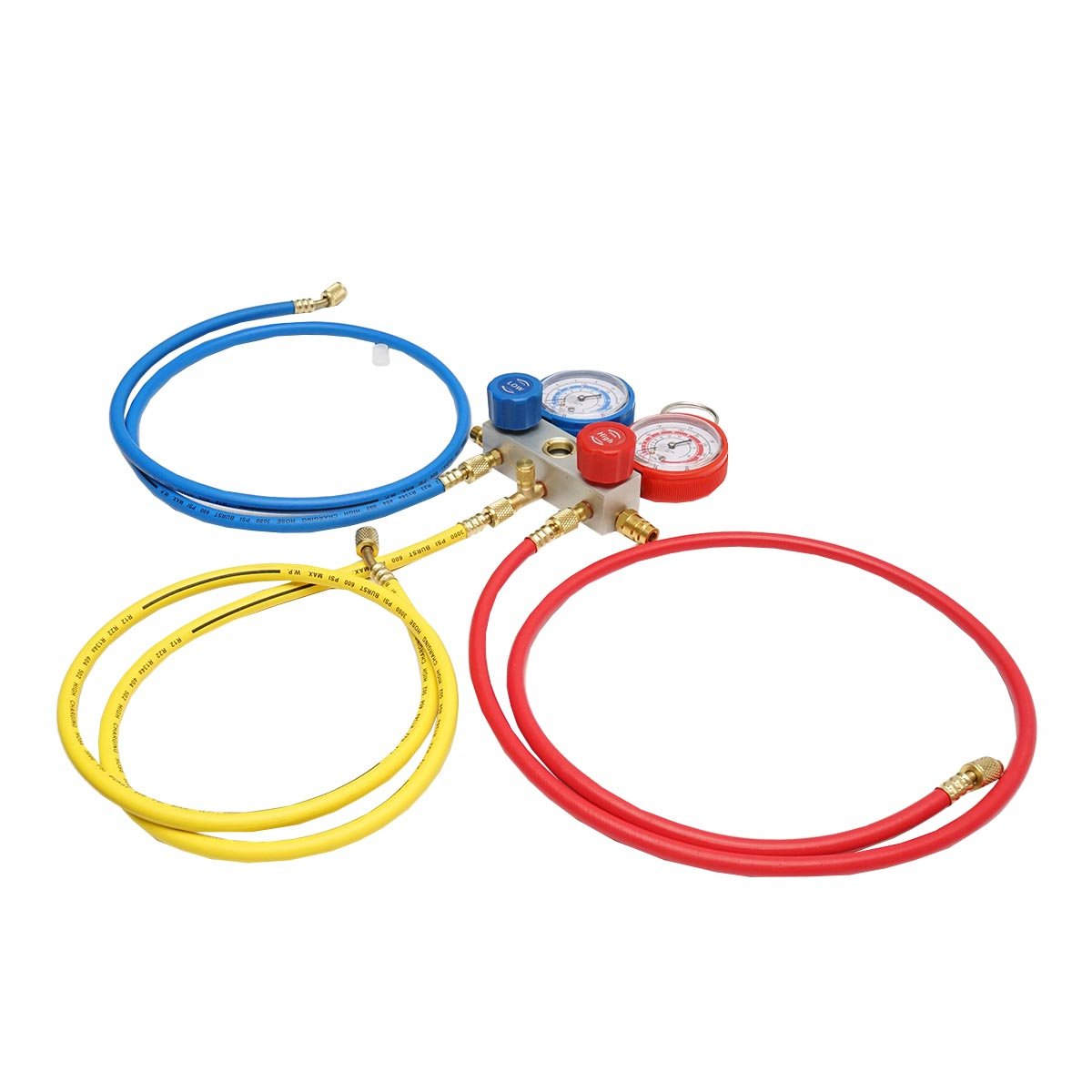 Set baterie manometru cu 2 cai pentru agent frigorific, AC R22 Breckner Germany